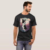 Leuke Border Collie Hond op Border Collie T-shirt (Voorkant volledig)