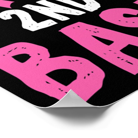 Leuke borstkanker bewustwording maand Bespaar twee Poster (Hoek)