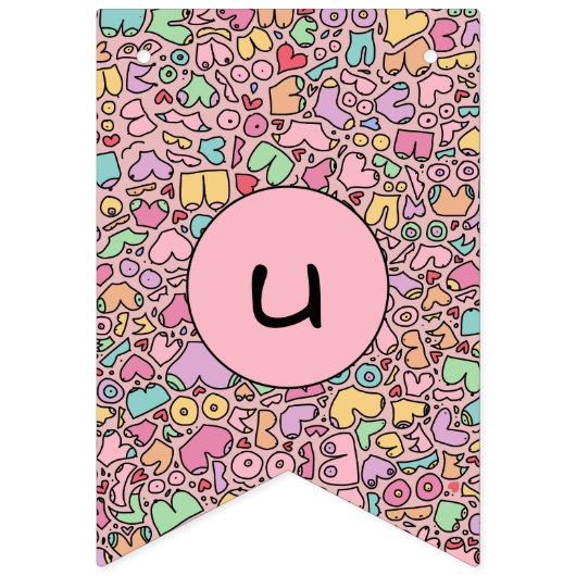 leuke borstvrouw vlaggetjes (Derde vlag)