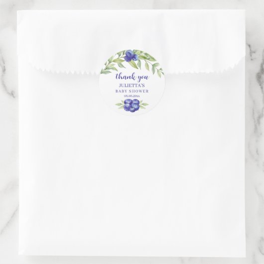 Leuke Bosbes Bedankt Sticker (Tas)