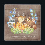 Leuke bosdieren Baby shower Favor Magnet<br><div class="desc">Leuke bosdieren magneet voor een jongens bos baby shower. Overeenkomende objecten beschikbaar in onze winkel.</div>