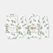 Leuke bosdieren groen jongen Baby shower Bedankdoosjes (Uitgevouwen)