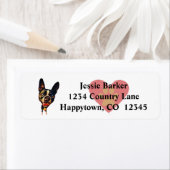 Leuke Boston Terrier retour adreslabel Etiket (Insitu)