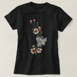 Leuke Botanische Koala Beary Waterverf Illustratie T-shirt