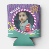 Leuke Boten Foto Paarse Aqua Koelbox Blikjeskoeler (Achterkant)