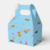 Leuke Bouw Thema Kinderverjaardagsfeestje Bedankdoosjes (Achterkant)