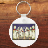 Leuke Bowling Geschenken, T-shirts, Kaarten Enz Sleutelhanger (Voorkant)