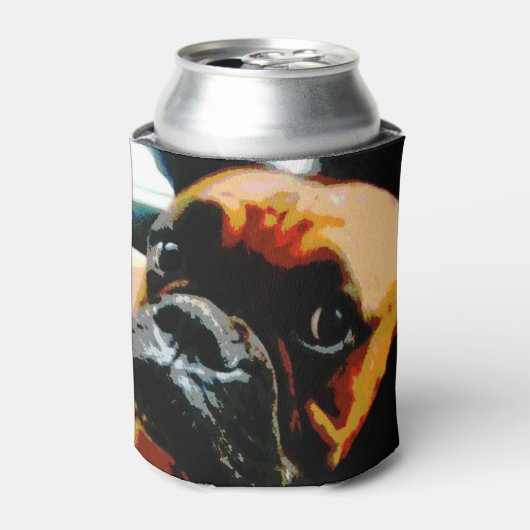 Leuke Boxer Dog Koelbox Blikjeskoeler (Blikje Voorkant)