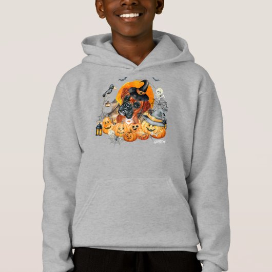 Leuke Boxer Halloween Hond Custom (Voorkant)