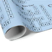 Leuke "Brain Time!" Kruiswoordzonnebril Art Cadeaupapier (Rol Hoek)