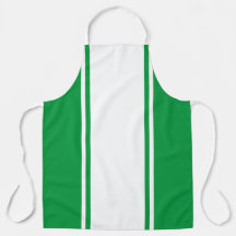 Leuke brede witte verticale streep Heldere groene 