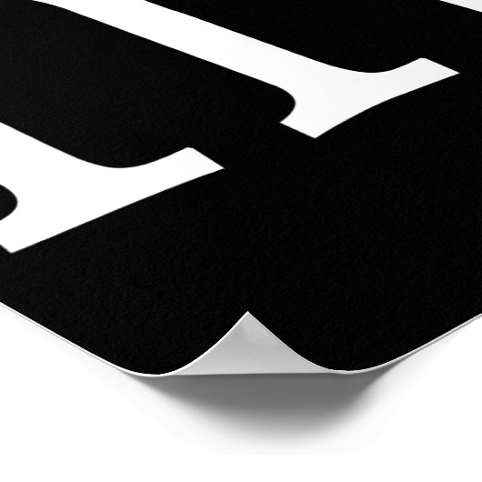 Leuke brief m Halloween kostuums Poster (Hoek)