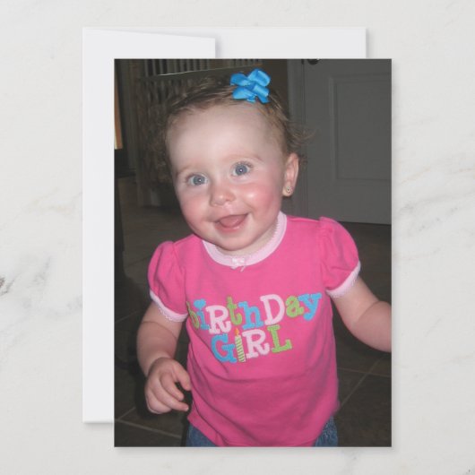 Leuke Briefkaart verjaardagsfeestje uitnodiging (Achterkant)