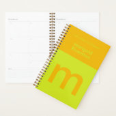 Leuke Bright Gepersonaliseerde Planner Custom Mono (Display)