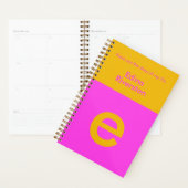 Leuke Bright Gepersonaliseerde Planner Custom Mono (Display)