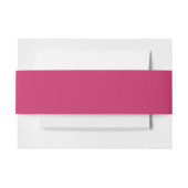 Leuke Bright Pink Belly Band Uitnodigingen Wikkel (Voorkant Voorbeeld)