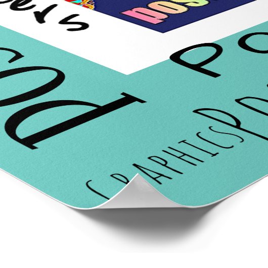 Leuke brillen Poster Kunst (Hoek)