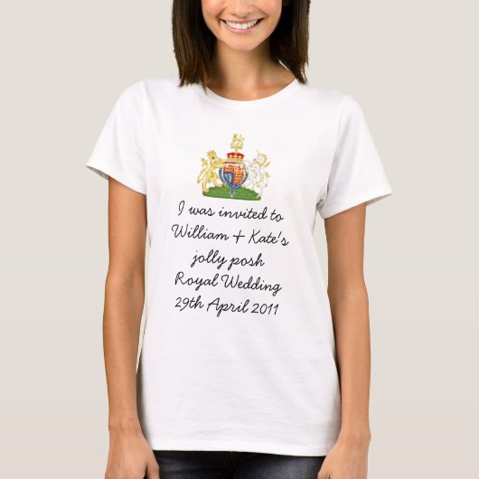 Leuke Britse Royal Wedding souvenir top (Voorkant)