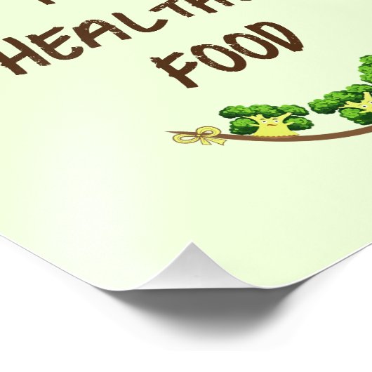 Leuke broccoli foto afdruk (Hoek)