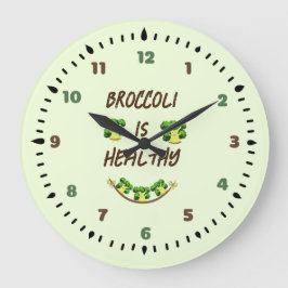 Leuke broccoli grote klok