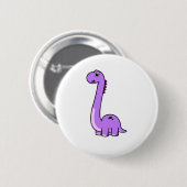 Leuke Brontosaurus Dinosaur Kinder en Volwassen Di Ronde Button 5,7 Cm (Voorkant /achterkant)