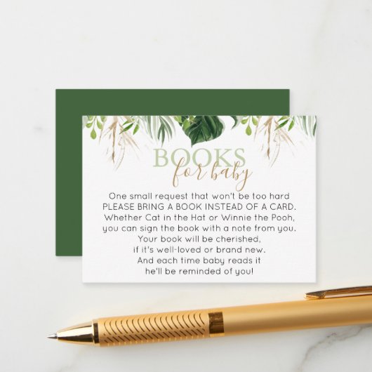 Leuke Brontosaurus Dinosaurus Breng een boekje Informatiekaartje (Voorkant / Achterkant in situ)