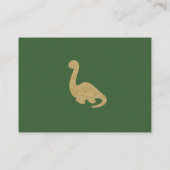 Leuke Brontosaurus Dinosaurus Breng een boekje Informatiekaartje (Achterkant)