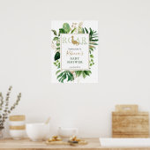 Leuke Brotosaurs Dinosaurus Baby shower Welkom Poster (Keuken)