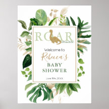 Leuke Brotosaurs Dinosaurus Baby shower Welkom
