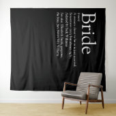 Leuke Bruid Definitie Bruiloft Foto  Wandkleed (In Situ (horizontaal))