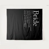 Leuke Bruid Definitie Bruiloft Foto  Wandkleed (Voorkant (horizontaal))