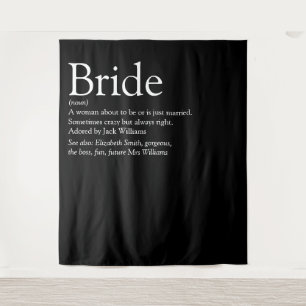 Leuke Bruid Definitie Bruiloft Foto  Wandkleed