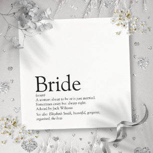 Leuke Bruid Definitie, Moderne Bruidsuitgifte Servet