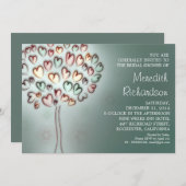 Leuke bruids douche uitnodigingen (Voorkant / Achterkant)