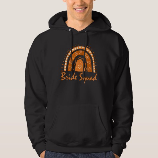 Leuke Bruidsentourage Afscheid Als Bruid Feest Cre Hoodie (Voorkant)