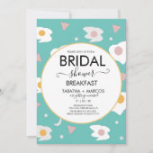Leuke bruiloft brunch eieren uitnodiging (Voorkant)