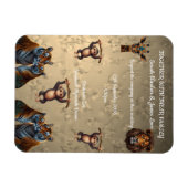 Leuke bruiloft dierentuin magneet (Horizontaal)