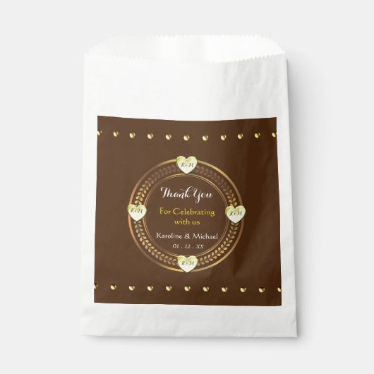 Leuke bruiloft event party bedankzakje (Voorkant)