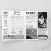 Leuke bruiloft krant Maid of Honor voorstel Kaart (Binnen)