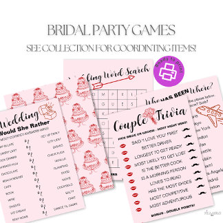 Leuke bruiloft paar trivia spel - bruid vs. bruide