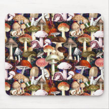 Leuke bruine paddenstoel schimmel tuin patroon