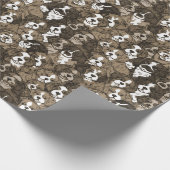 Leuke bruine puppy Pop Art Dog Cadeaupapier (Hoek)