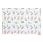 Leuke Bubble Theepatroon Pastel Zachte Kleuren Bab Kussensloop (Voorkant)
