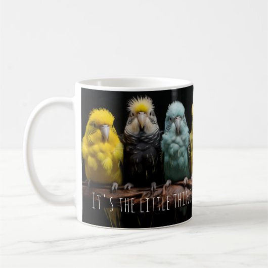 Leuke  Budgerigar Koffie Mok (Links)