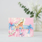 Leuke Budget BABY SHOWER Uitnodiging (Staand voorkant)