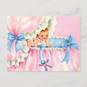 Leuke Budget BABY SHOWER Uitnodiging Briefkaart