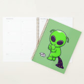 Leuke buitenaardse poeping ruimte planner (Display)