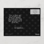 Leuke buitenruimte astronaut bedankt briefkaart (Achterkant)