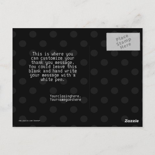 Leuke buitenruimte astronaut bedankt briefkaart (Achterkant)