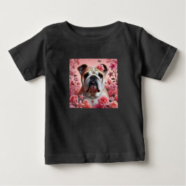 Leuke bulldog baby T-shirt!